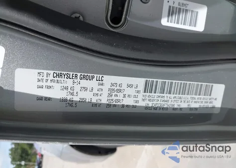 2015 Dodge Journey Sxt z USA, uszkodzony, nr VIN 3C4PDCBG0FT542306